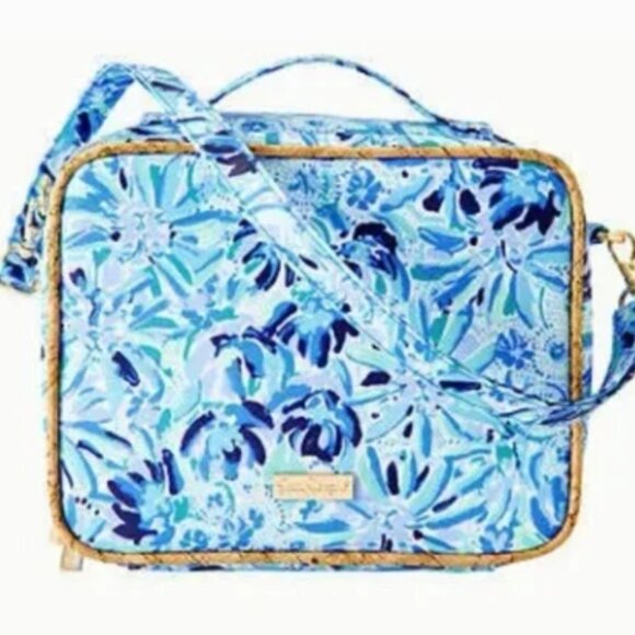 Lilly Pulitzer Bahia Backpack, pouch pencils, eraser lunch box High Maintenance - Picture 2 of 16